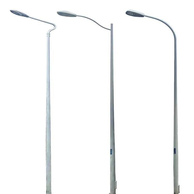 Steel Street Light Poles Ranging From 4 To 12 Meters in Height factory